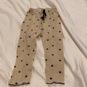 Zara waffle knit leggings size 12-18 months